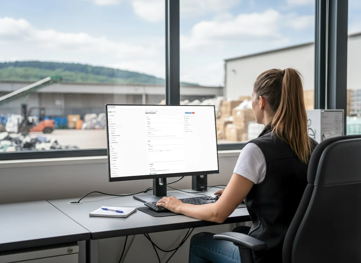 Container wird geliefert