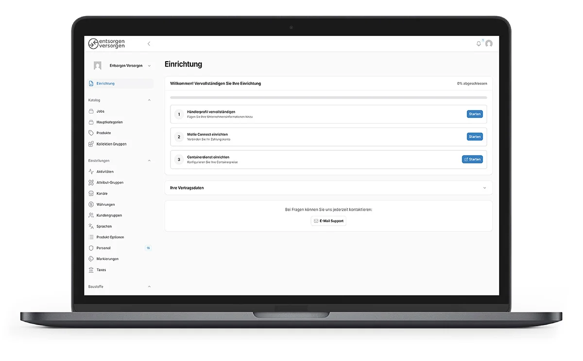 Einfach einsatzbereit in nur 24h