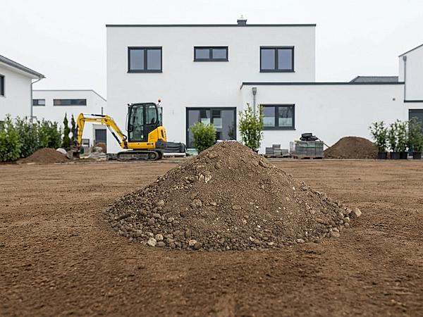 Mutterboden gesiebt