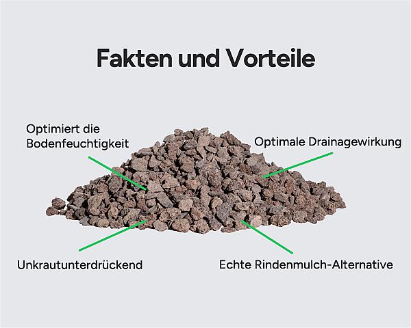 Lavamulch rot-braun