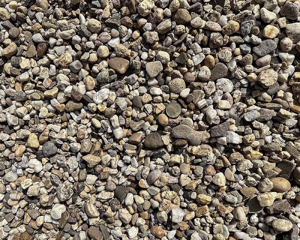 Rheinkies gewaschen