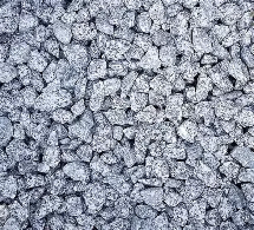 Granit Splitt hellgrau