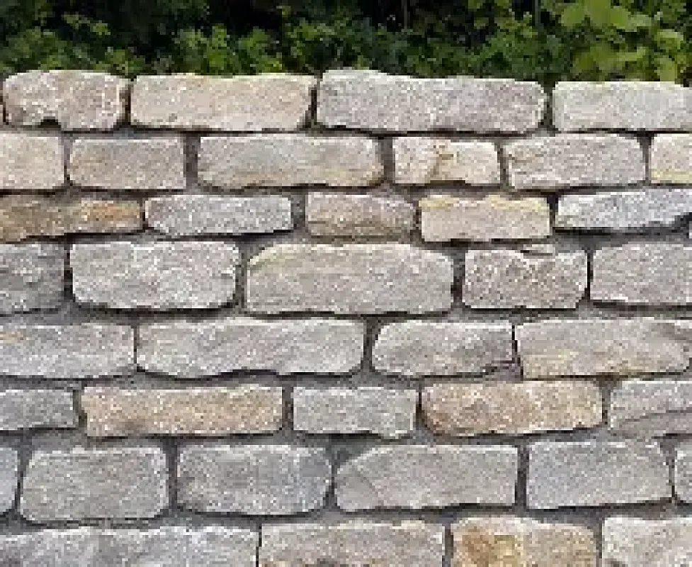 Muschelkalk Mauerstein
