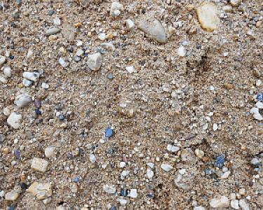 Betonkies-Mischung aus Steinen und Sand in unterschiedlichen Größen und Farben von Entsorgen Versorgen.