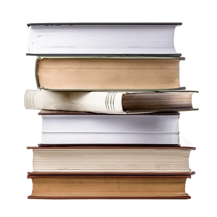 Ein Stapel alter Bücher