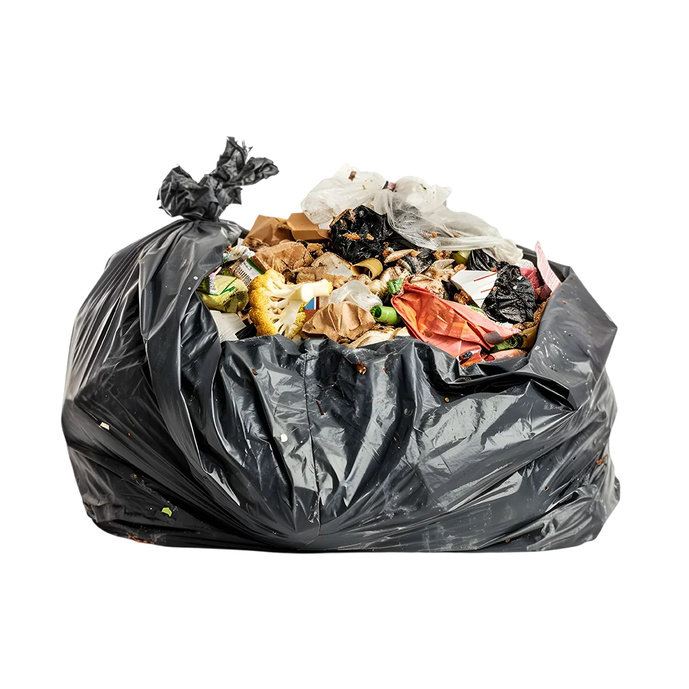 Hausmüll zum Entsorgen