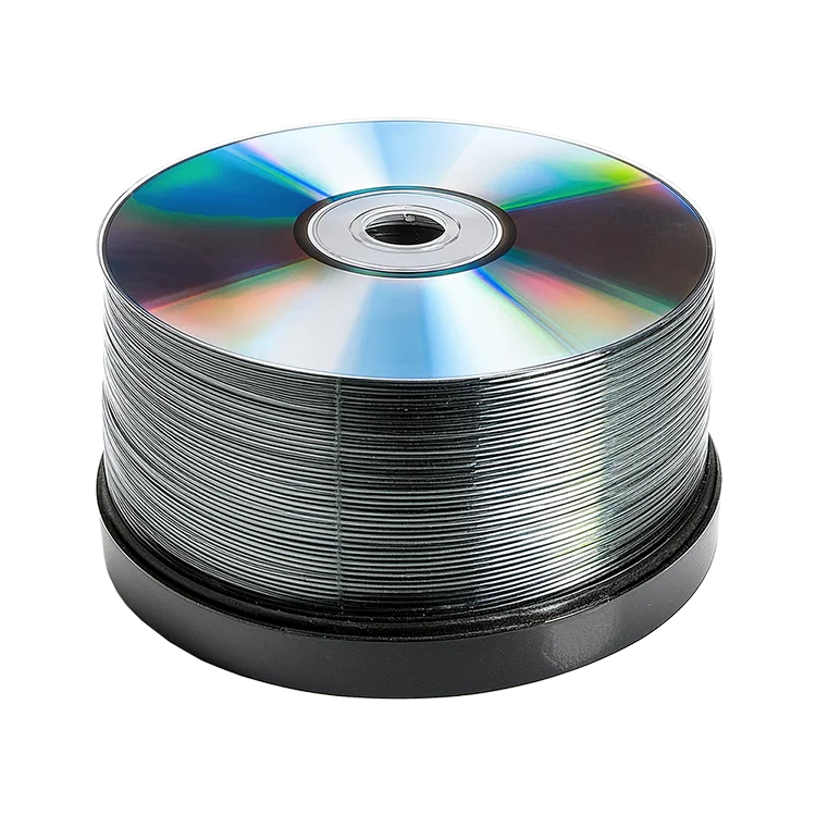 Stapel DVDs zu entsorgen